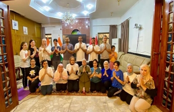 Fourth pre-International Day of Yoga 2024 event was organised by the Embassy of India, Baghdad on 31 May