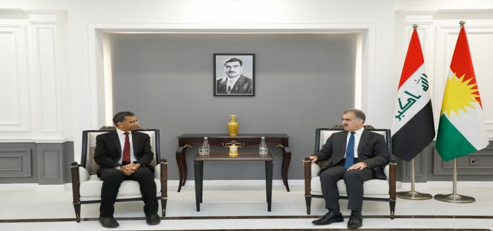  Ambassador Prashant Pise met with H.E. Mr. Safeen Dizayee, Minister of Foreign Relations of the Kurdistan Regional Government on May 30.
