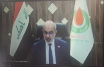 H.E. Mr. Basim Mohammed Khudhair, Deputy Minister for Upstream Affairs, Ministry of Oil, Iraq addressed the 3rd Voice of Global South Summit - Energy Session on 17th August, 2024.