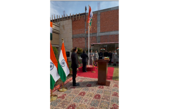 The Embassy of India, Baghdad, proudly organized a flag-hoisting ceremony on the occasion of the 76th Republic Day of India, celebrating India’s constitutional values and achievements. 